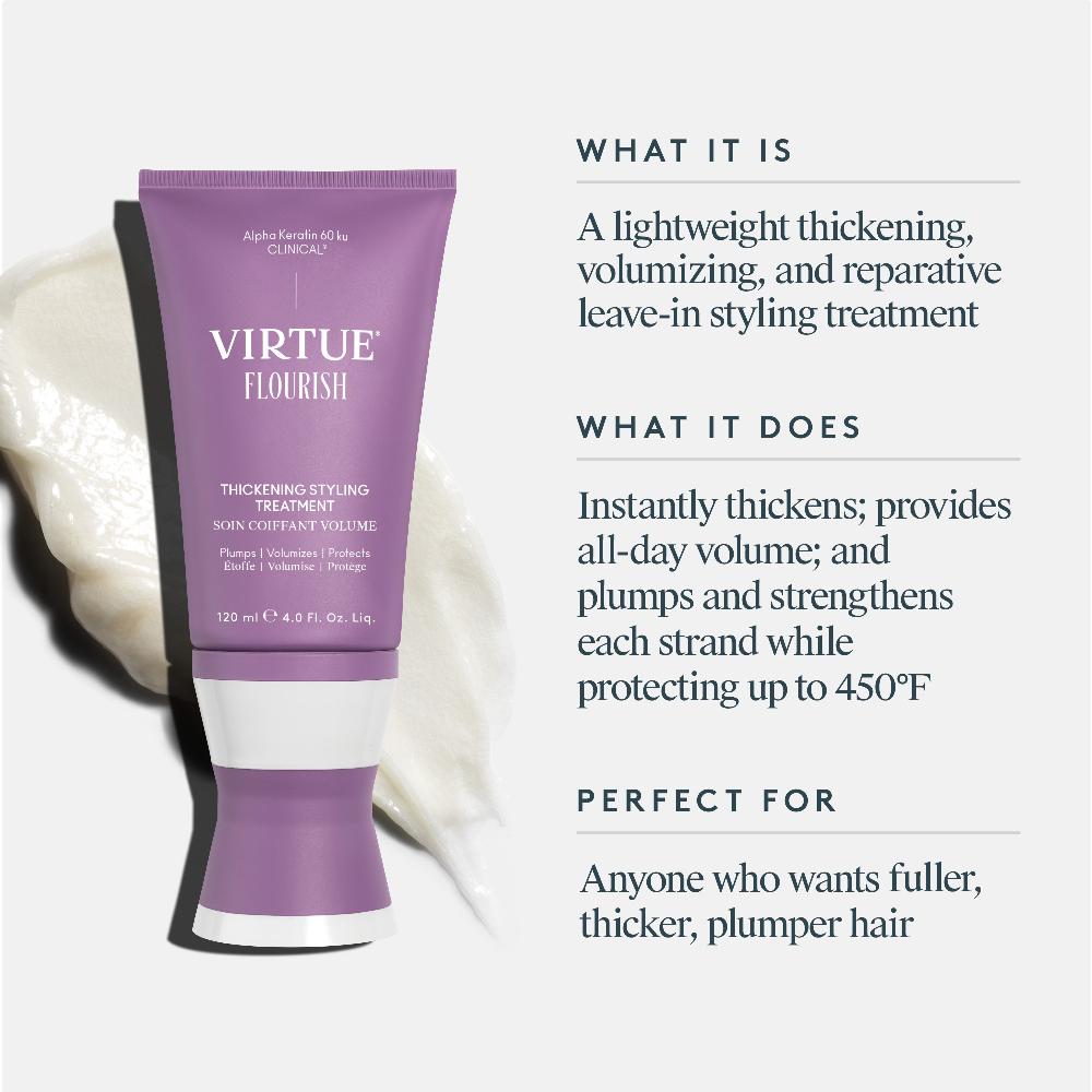 Lookfantastic VIRTUE Flourish Thickening Styling Treatment 120ml