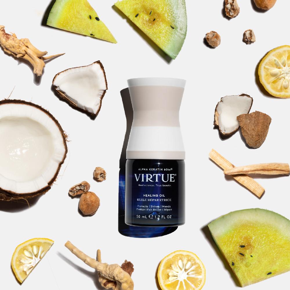 Lookfantastic VIRTUE Keratin Healing Mask And Oil Bundle