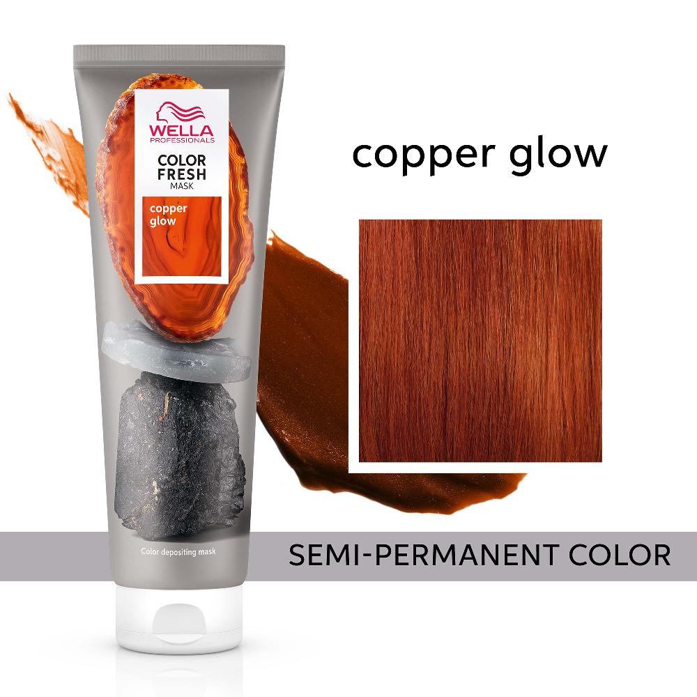 Lookfantastic Wella Professionals Care Color Fresh Semi-Permanent Farbmaske - Copper Glow 150 Ml