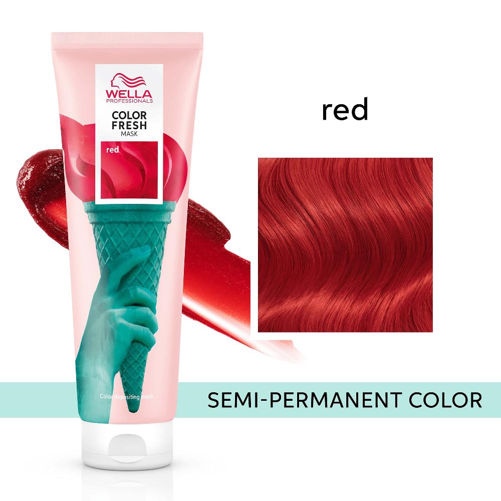 Lookfantastic Wella Professionals Care Color Fresh Semi-Permanent Farbmaske - Rot 150 Ml