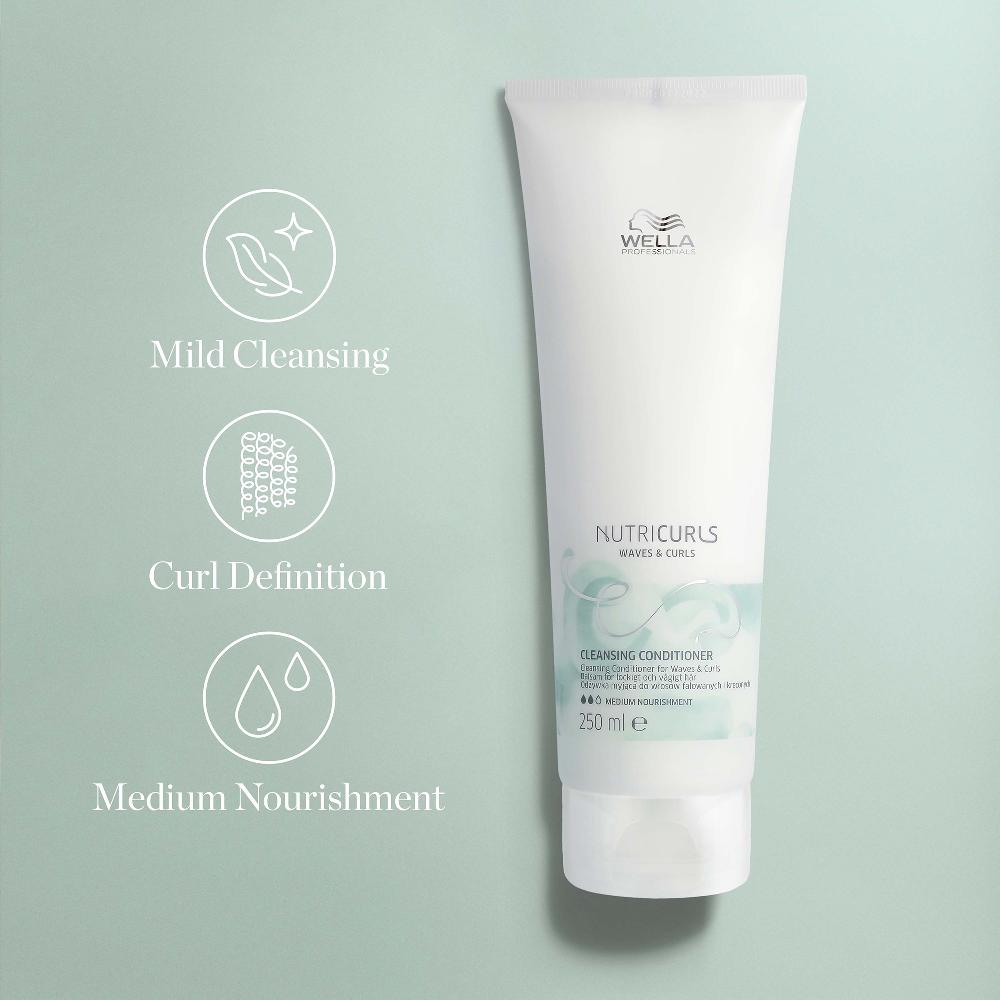 Lookfantastic Wella Professionals Care Nutricurls Cleansing Conditioner For Waves And Curls 200ml