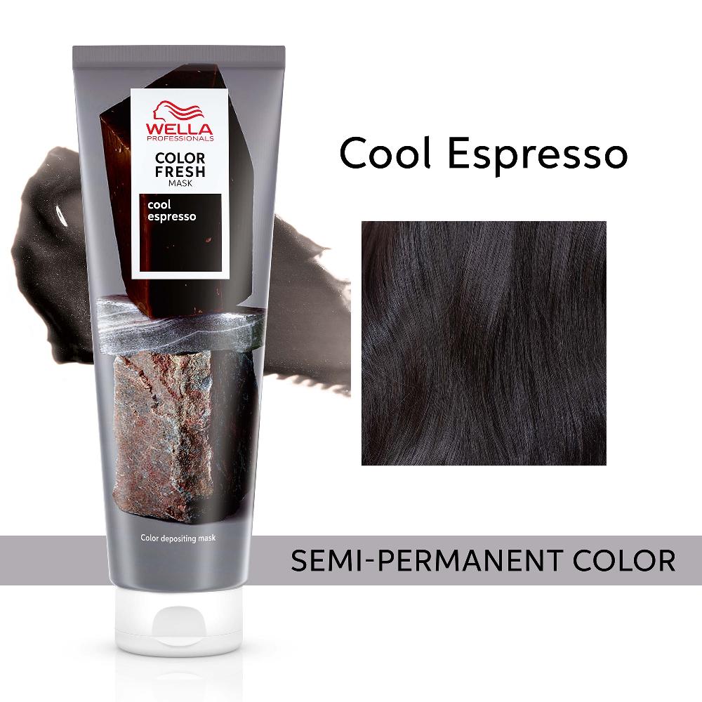 Lookfantastic Wella Professionals Color Fresh Semi-Permanente Farbmaske - Cool Espresso 150 Ml