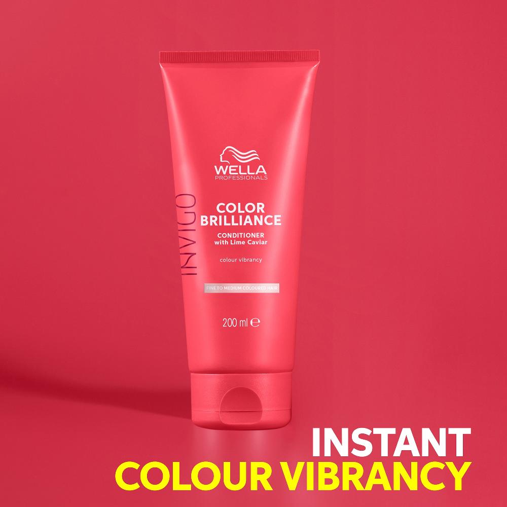 Lookfantastic Wella Professionals Invigo Color Brilliance Vibrant Color Conditioner For Fine Hair 200ml