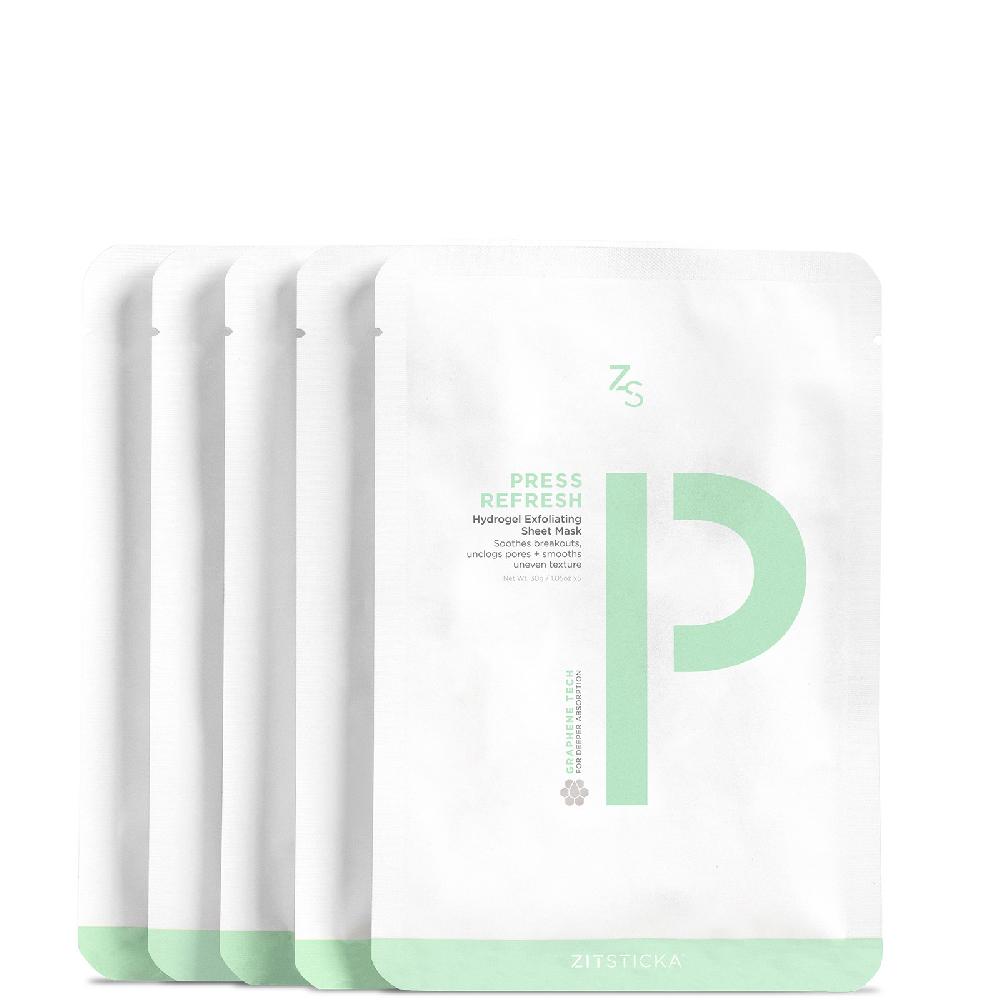 Lookfantastic ZitSticka Press Refresh Hydrogel Exfoliating Sheet Mask