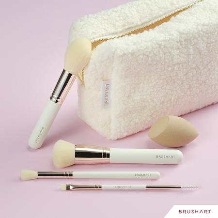 BrushArt BrushArt Basic Soft Glam Make-up Brush Set Pinselset Mit Täschchen