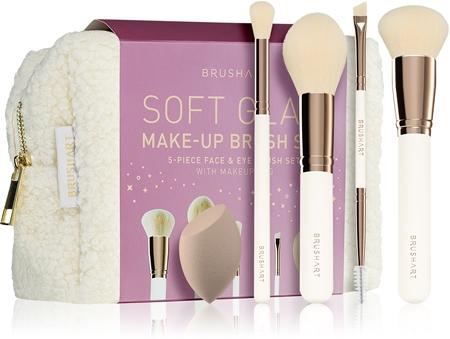 BrushArt BrushArt Basic Soft Glam make-up brush set Pinselset mit Täschchen