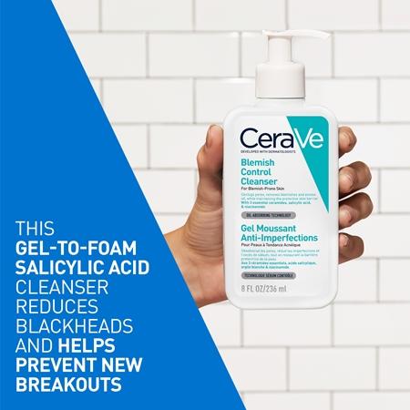 CeraVe CeraVe Blemish Control Reinigungsgel Für Unvollkommenheiten Wegen Akne Haut