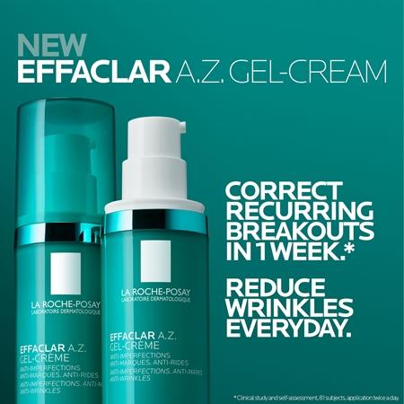 La Roche-Posay La Roche-Posay Effaclar A.Z. Gel Cream Gel-Creme Für Unvollkommenheiten Wegen Akne Haut
