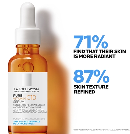 La Roche-Posay La Roche-Posay Pure Vitamin C10 Aufhellendes Serum Gegen Falten Mit Vitamin C