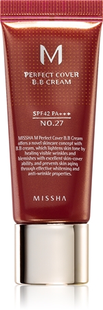 Missha Missha M Perfect Cover BB Creme mit sehr hohem UV-Schutz kleine Packung