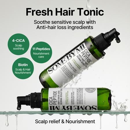 Some By Mi Some By Mi Cica Peptide Derma Scalp Tonic Feuchtigkeitsspendendes Tonikum Mit Ernährender Wirkung Gegen Haarausfall