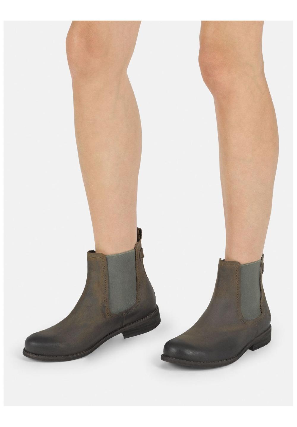 Felmini Veloursleder/Textil Stiefelette