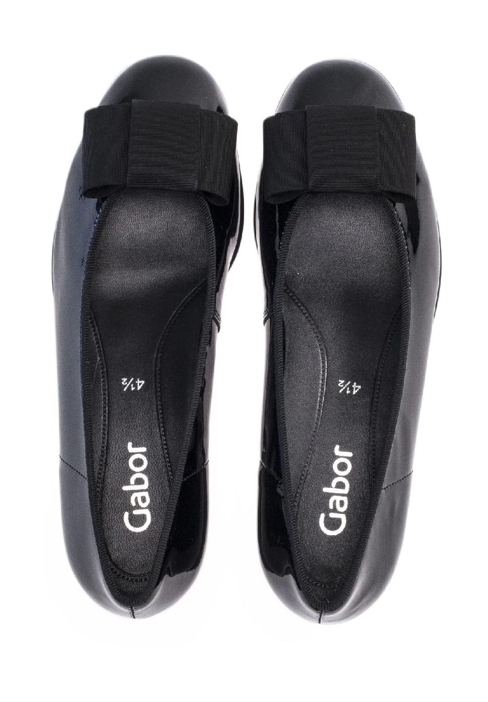 Gabor® Ballerinas Lackleder Blockabsatz Für Damen