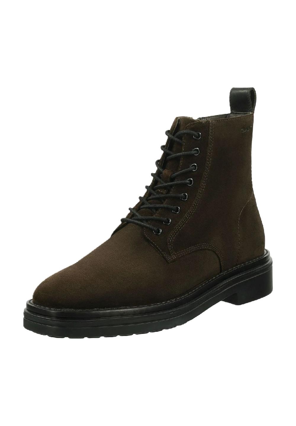 GANT Schnürstiefeletten Veloursleder Zuglasche für Herren