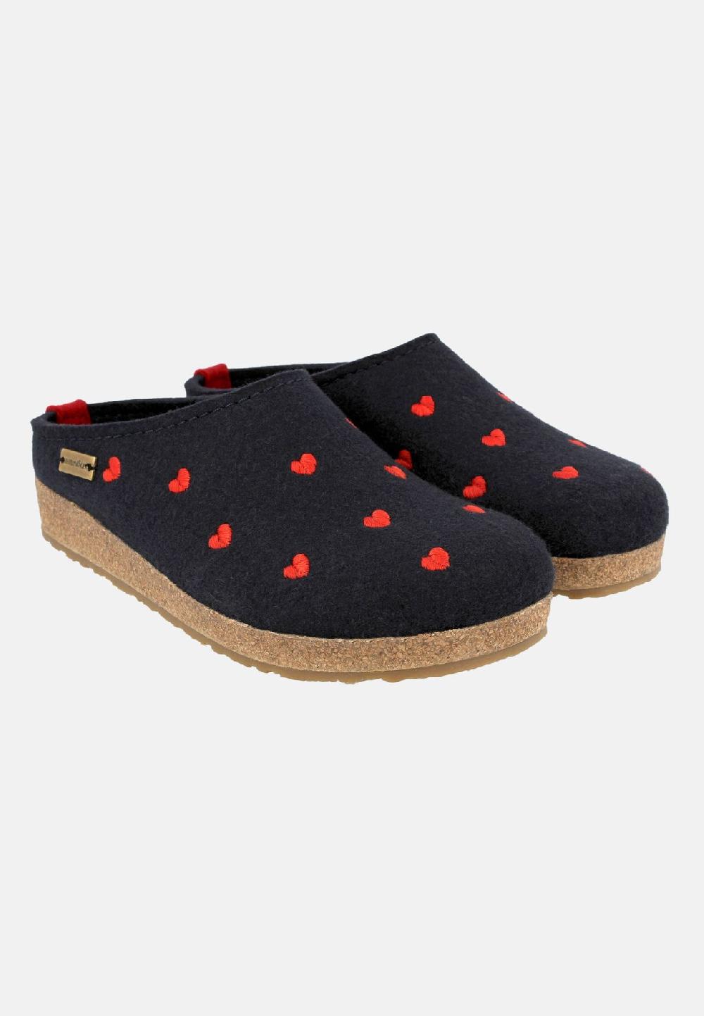 HAFLINGER Clogs Grizzly Cuoricini