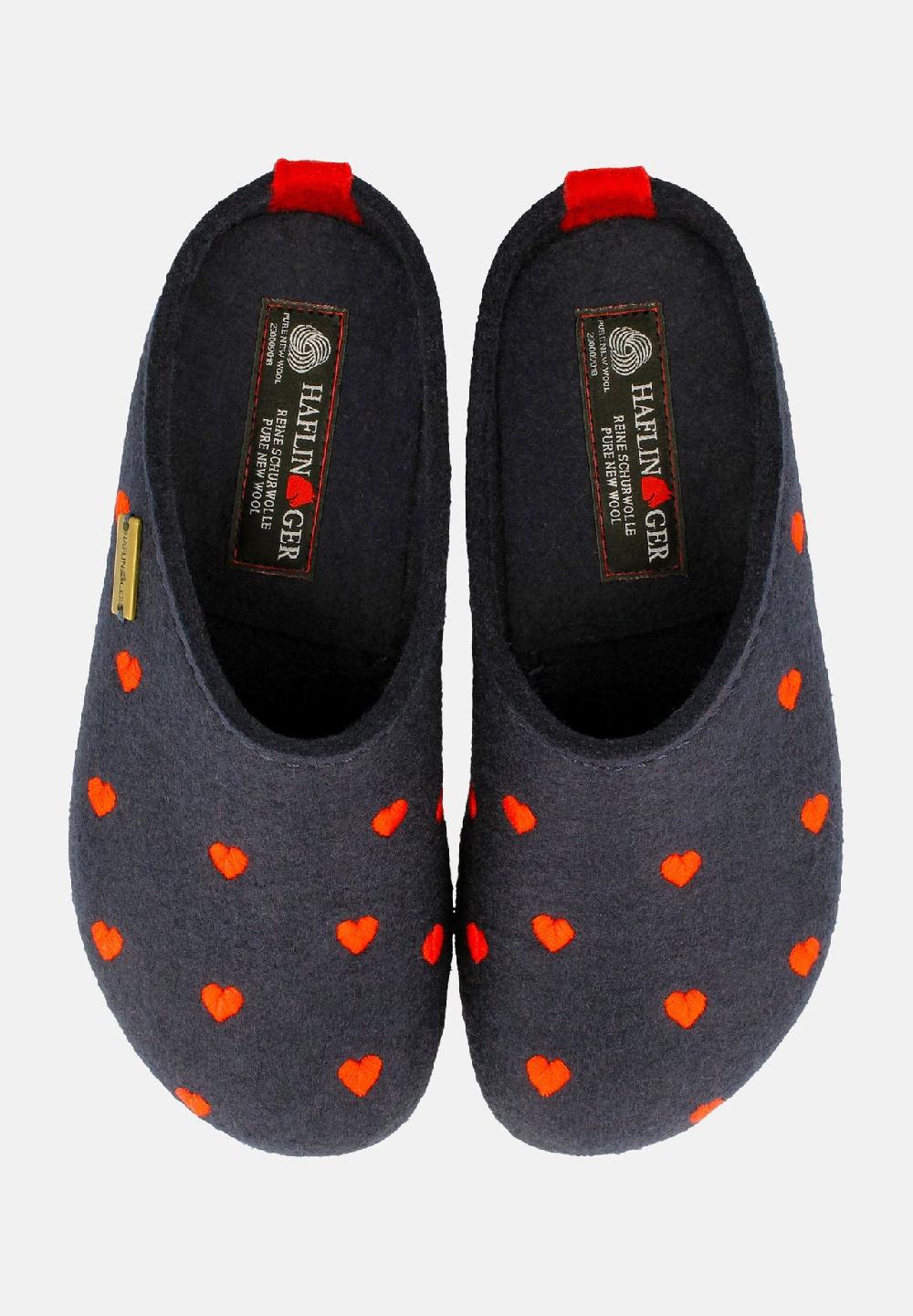 HAFLINGER Clogs Grizzly Cuoricini