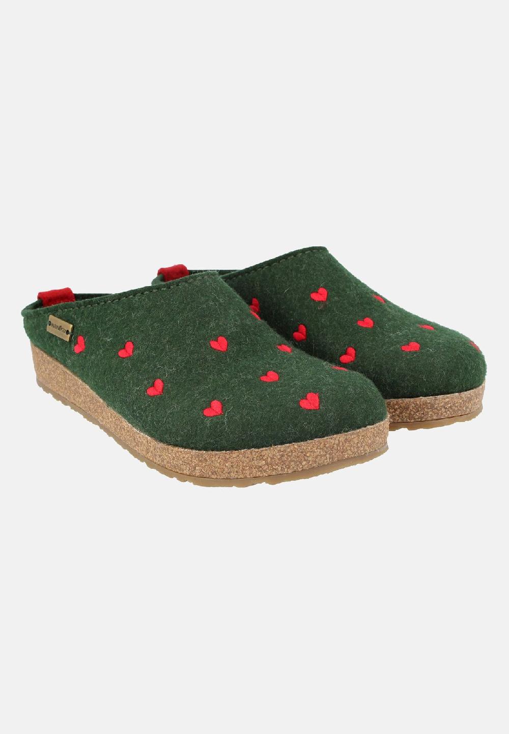 HAFLINGER Clogs Grizzly Cuoricini