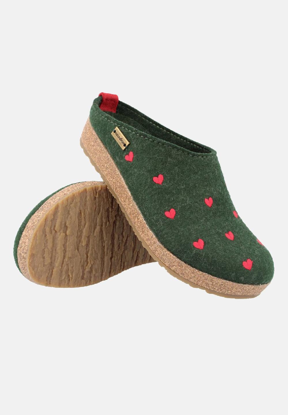 HAFLINGER Clogs Grizzly Cuoricini