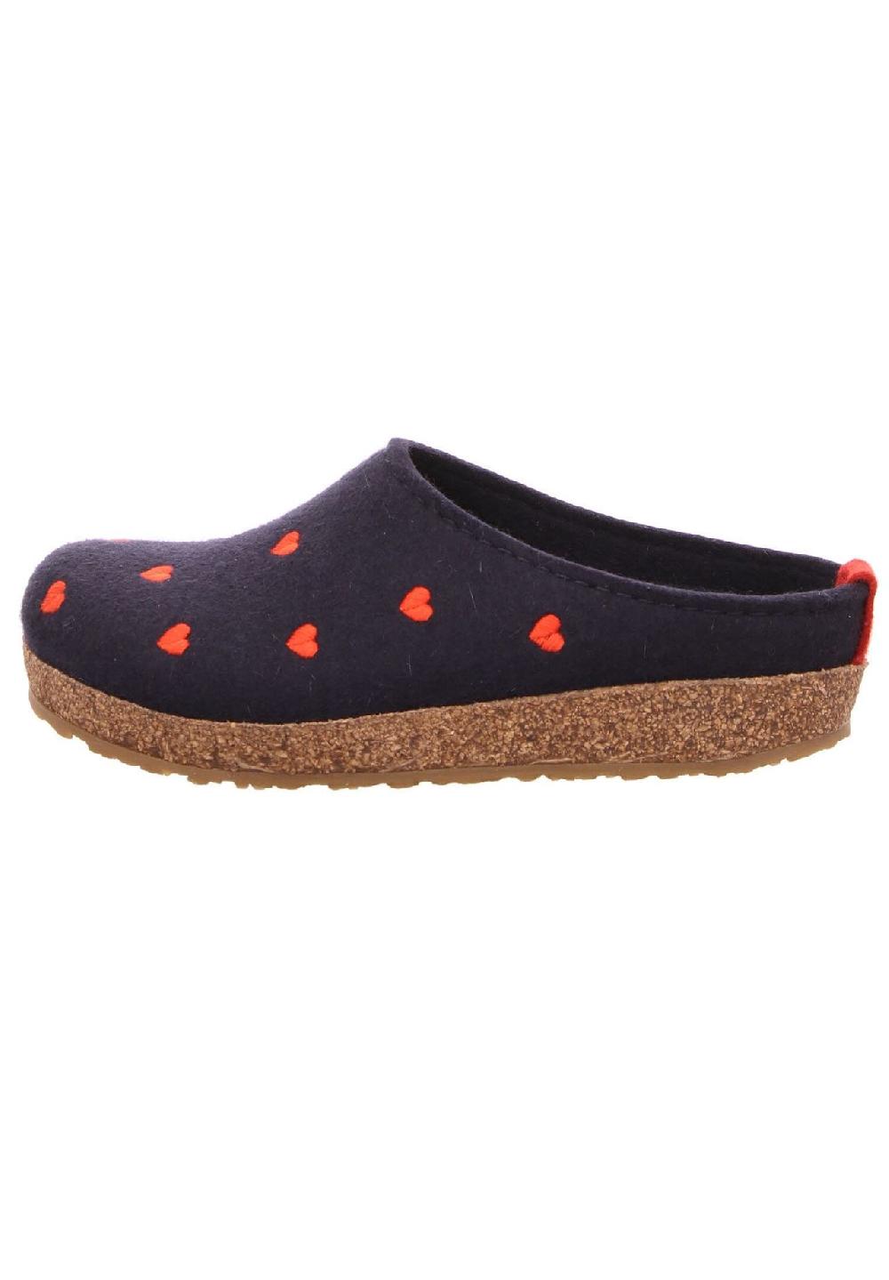 HAFLINGER Pantolette Grizzly Cuoricini