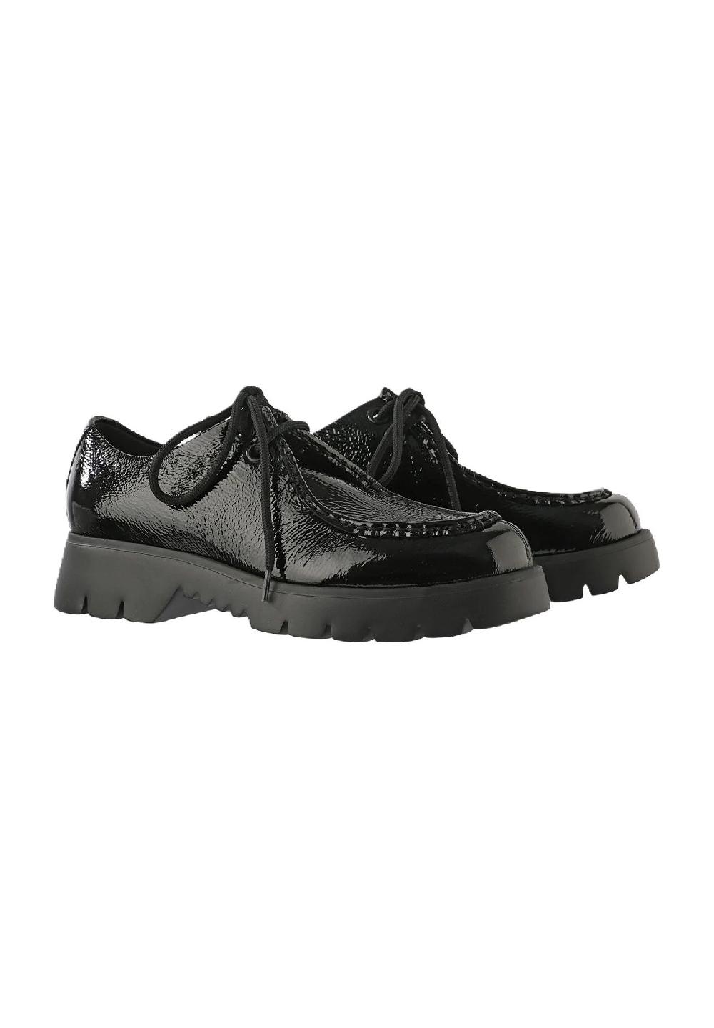 hōgl Loafer Blockabsatz Lackoptik für Damen