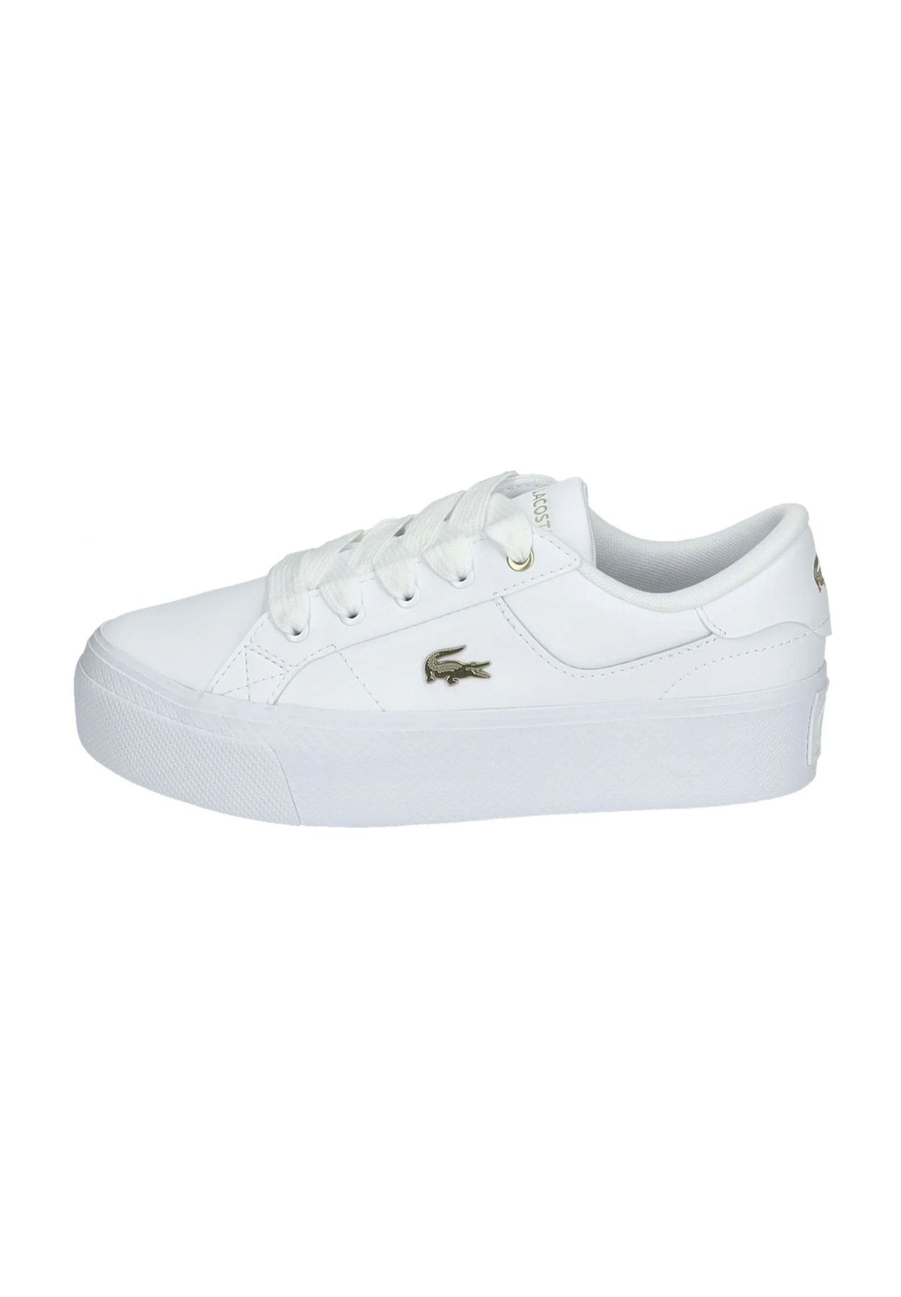 LACOSTE Sneaker Leder Emblem Für Damen