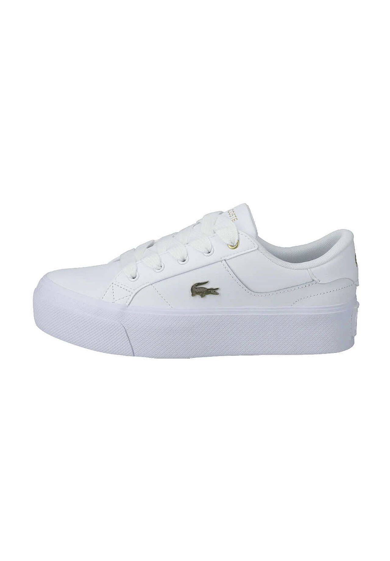LACOSTE Sneaker Leder Emblem Für Damen
