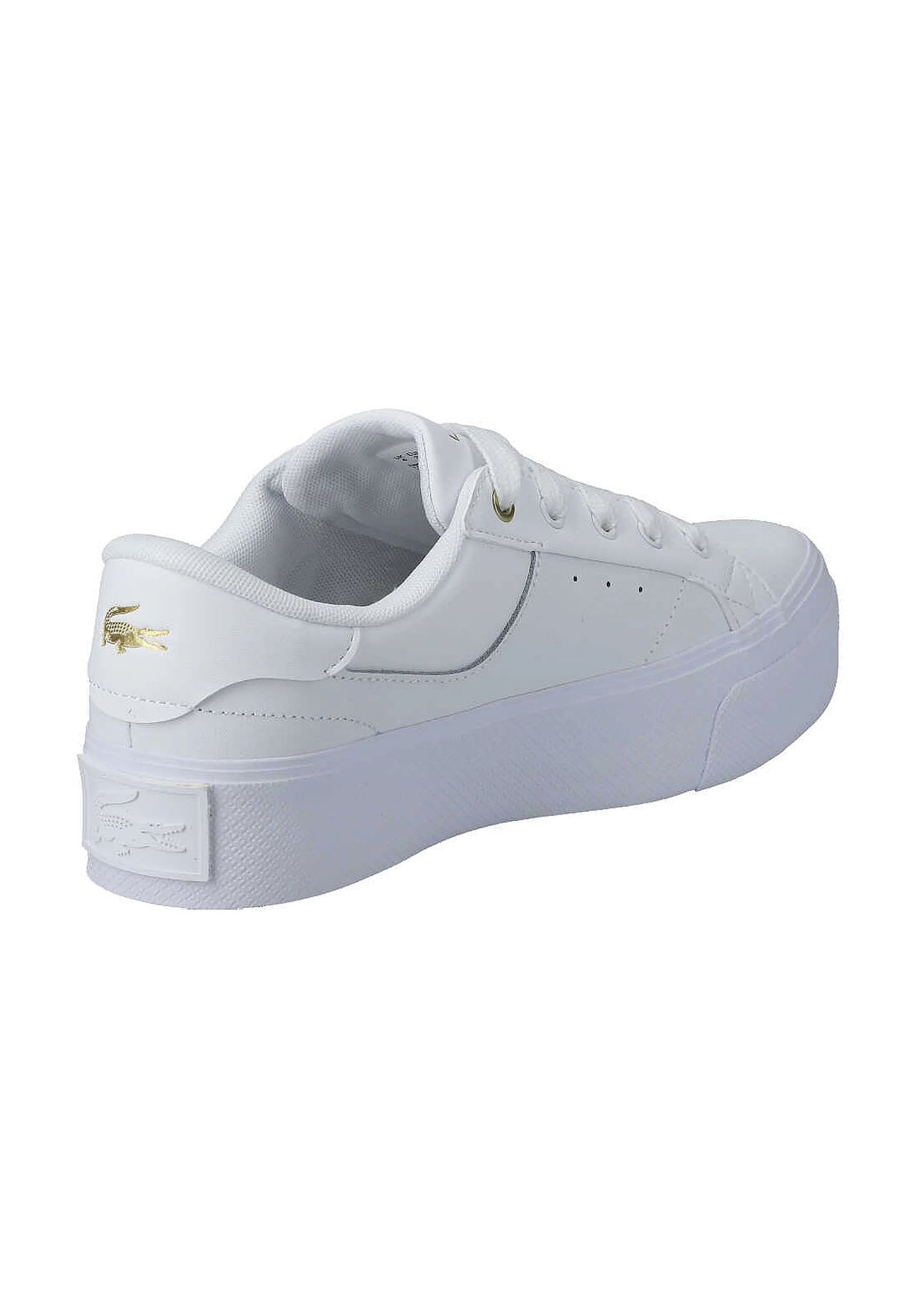 LACOSTE Sneaker Leder Emblem Für Damen