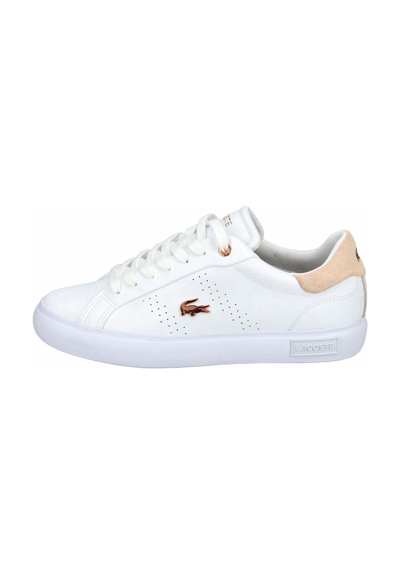 LACOSTE Sneaker Leder Logo-Emblem Für Damen