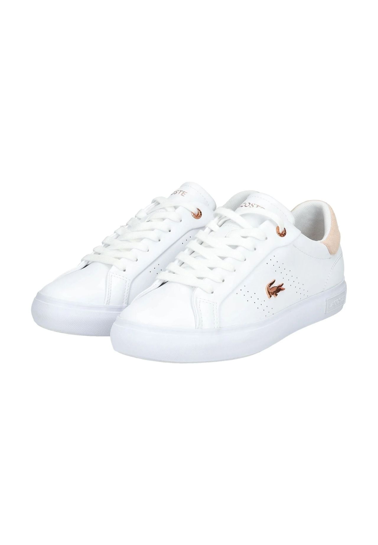 LACOSTE Sneaker Leder Logo-Emblem Für Damen
