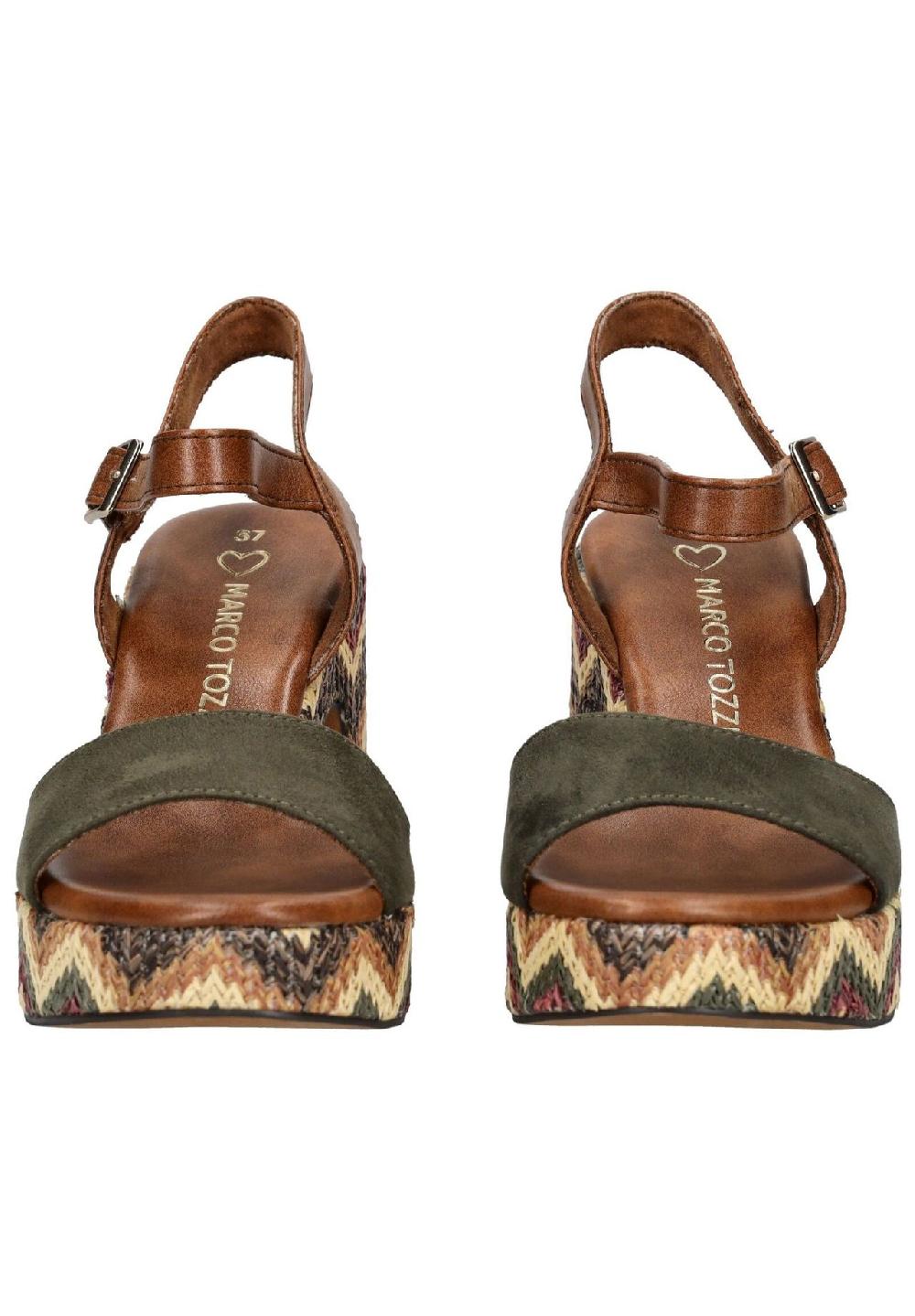 MARCO TOZZI® Lederimitat/Textil Sandalen