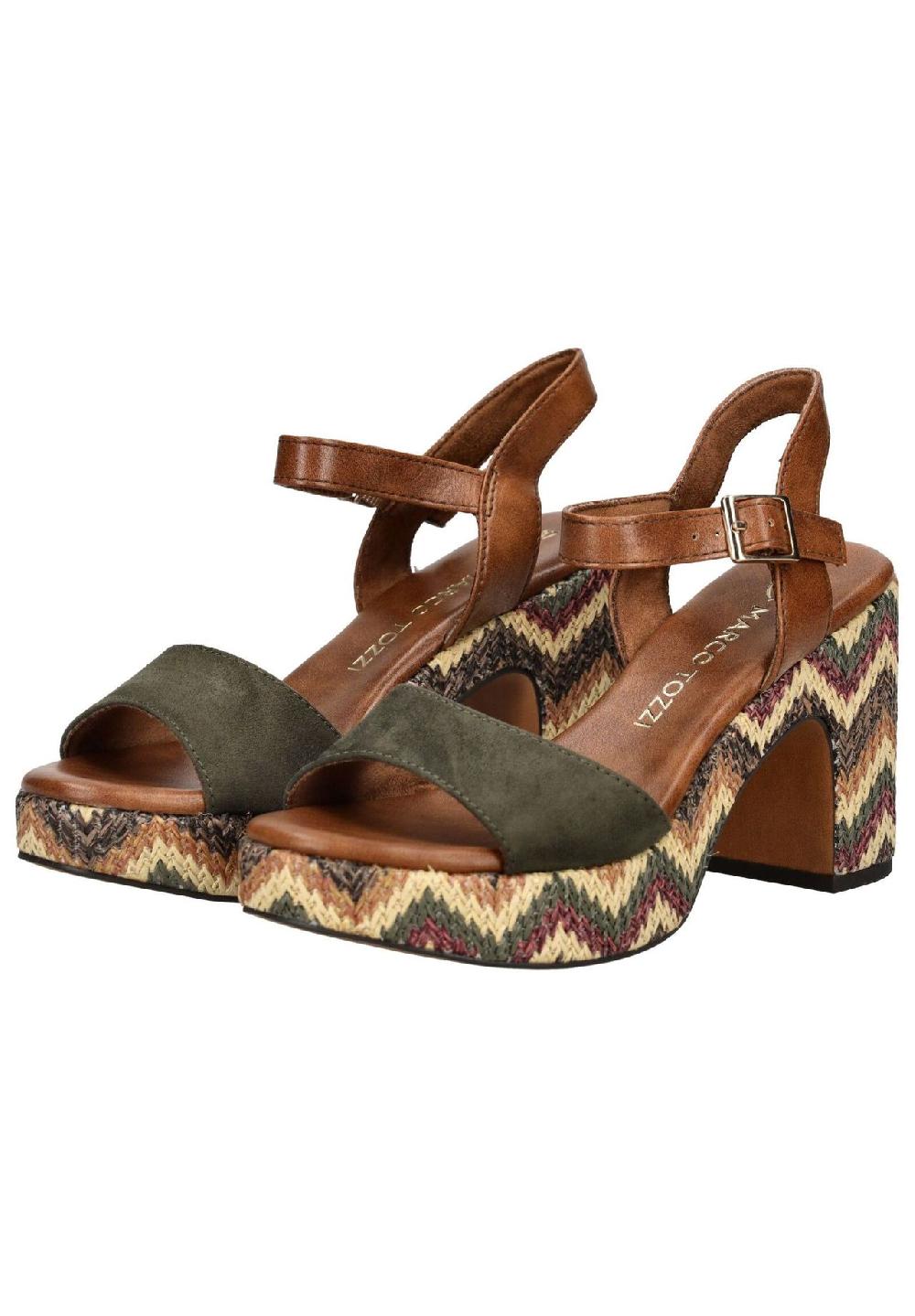 MARCO TOZZI® Lederimitat/Textil Sandalen