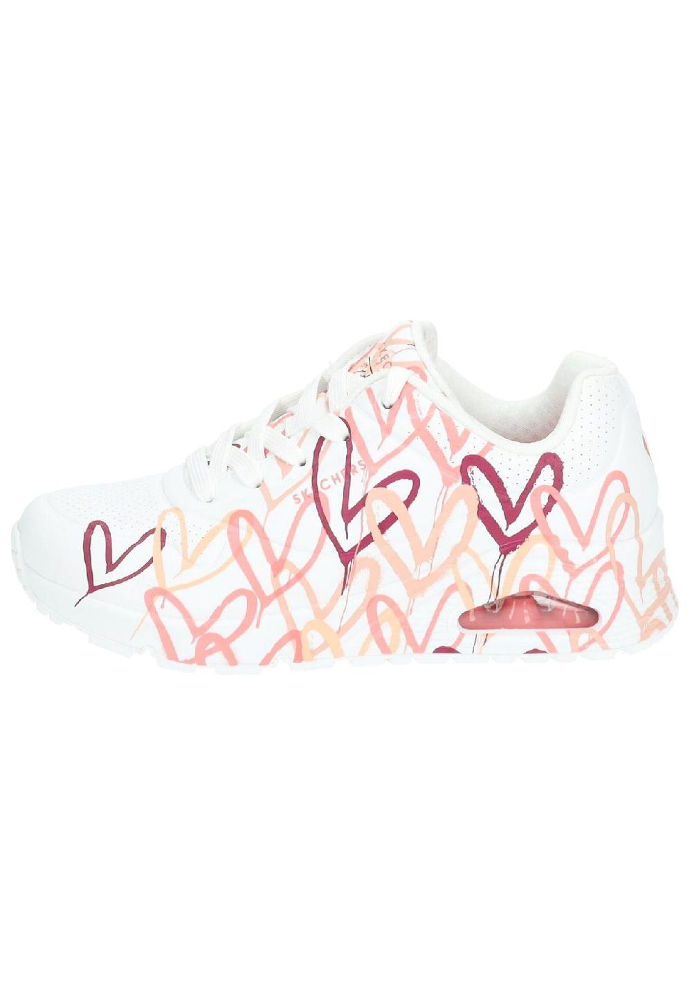 SKECHERS® Skechers X JGoldcrown: Uno Sneaker "Spread The Love" Herz-Design Für Damen