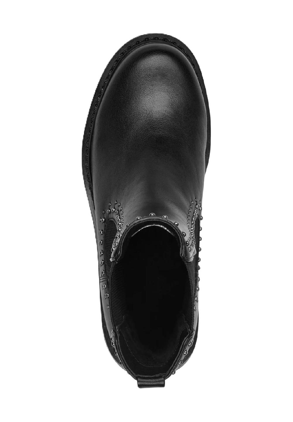 Tamaris Chelsea Boots Blockabsatz Zuglasche Für Damen