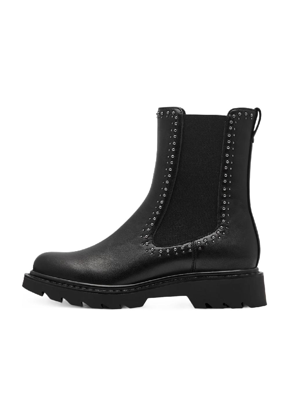 Tamaris Chelsea Boots Blockabsatz Zuglasche Für Damen
