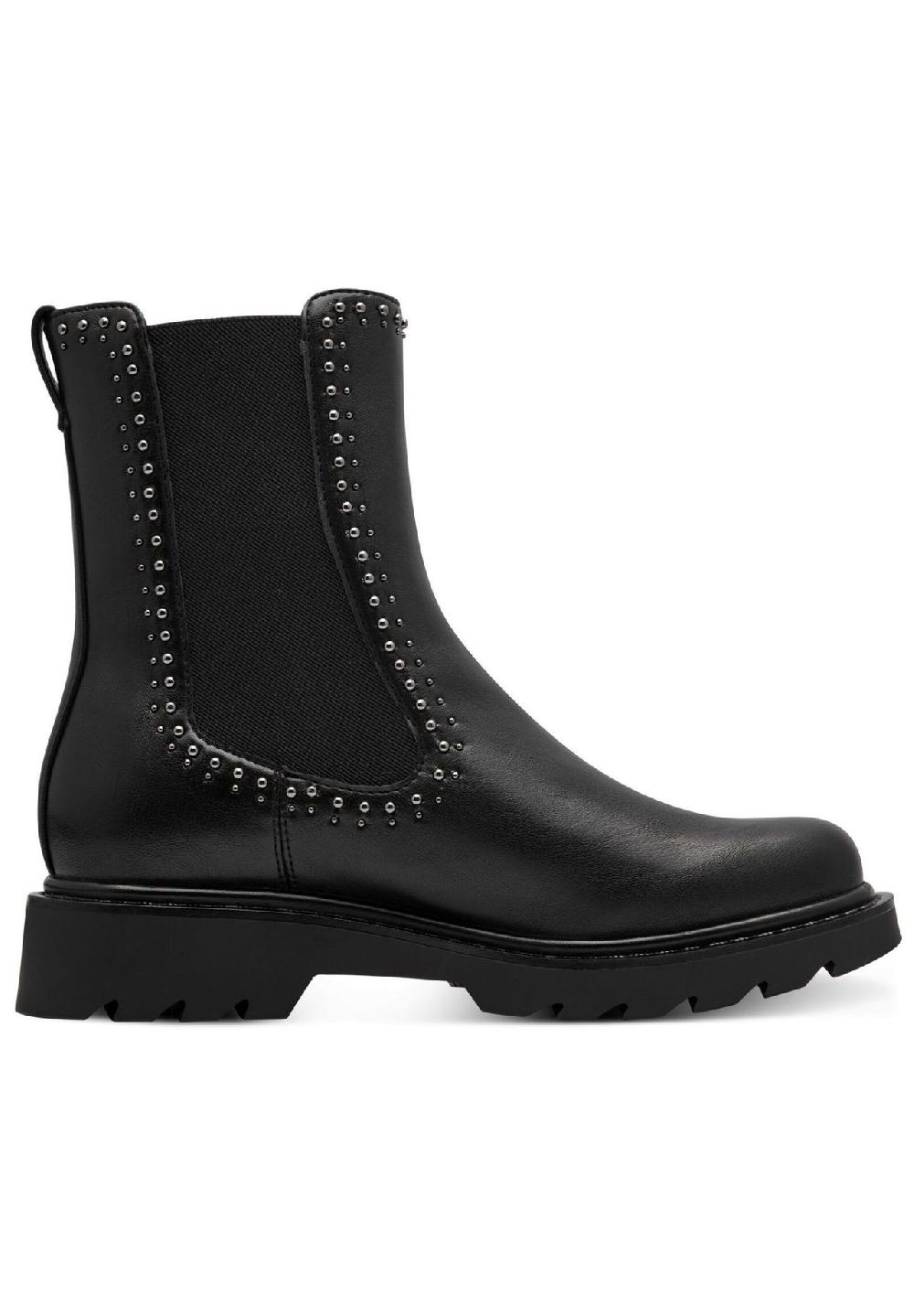 Tamaris Chelsea Boots Blockabsatz Zuglasche Für Damen