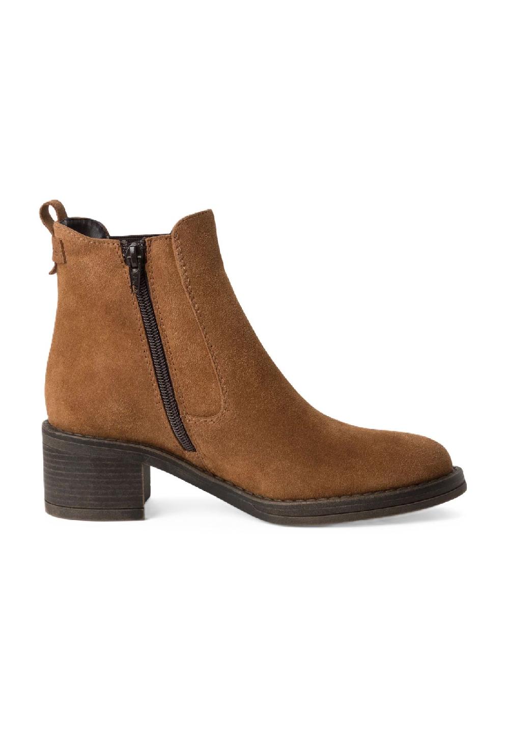 Tamaris Chelsea Boots Blockabsatz Zuglasche Für Damen