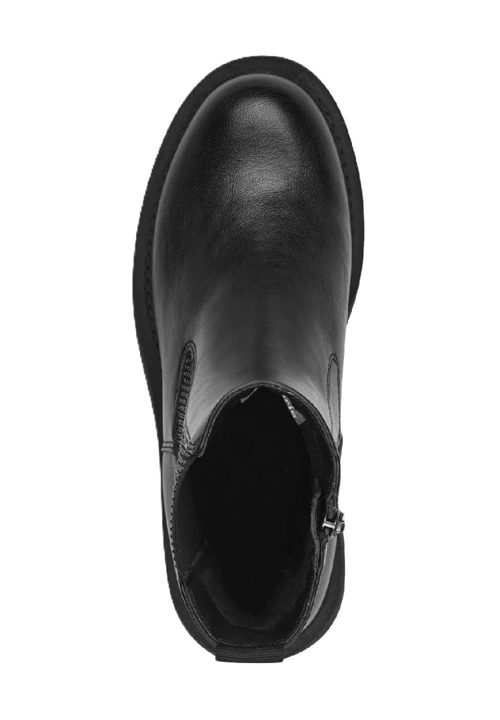 Tamaris Chelsea Boots Blockabsatz Zuglasche Für Damen