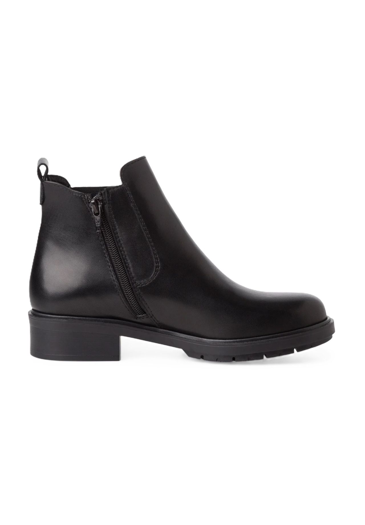 Tamaris Chelsea Boots Leder Zuglasche Für Damen