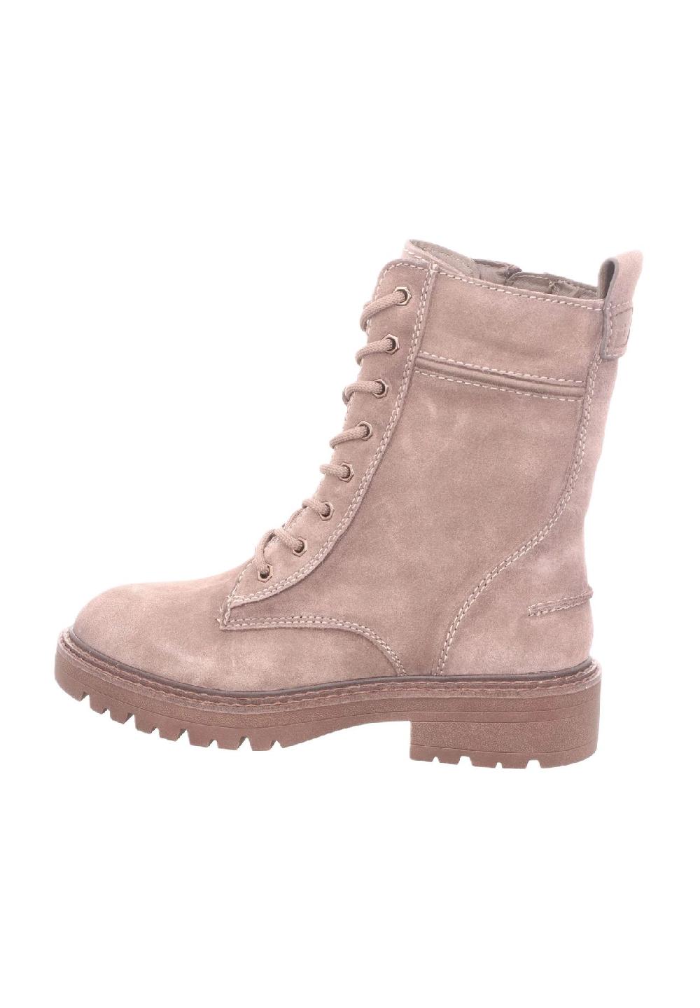 Tamaris Schnürstiefeletten Leder Zuglasche Für Damen