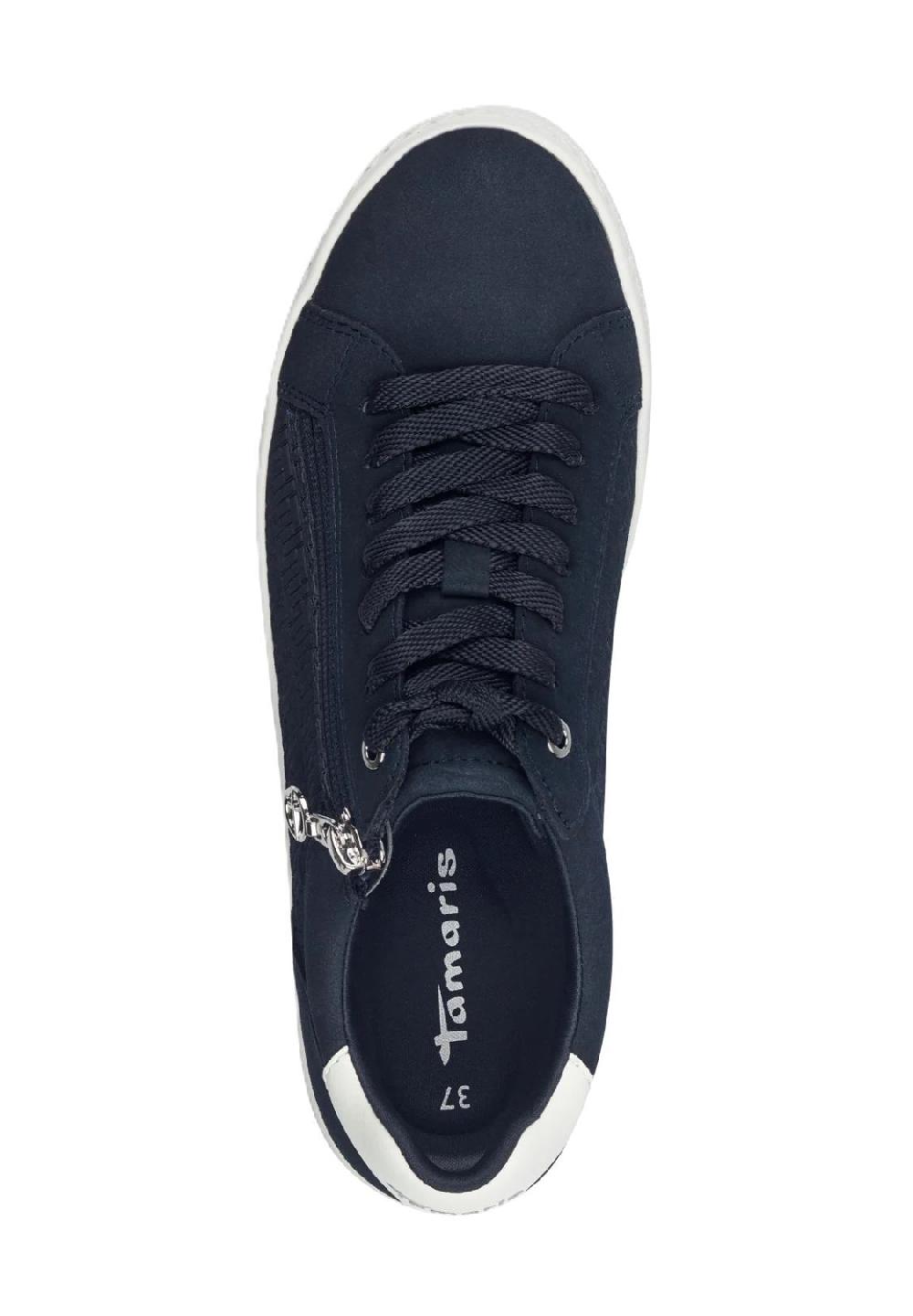 Tamaris Sneaker Lederoptik Reißverschluss Für Damen