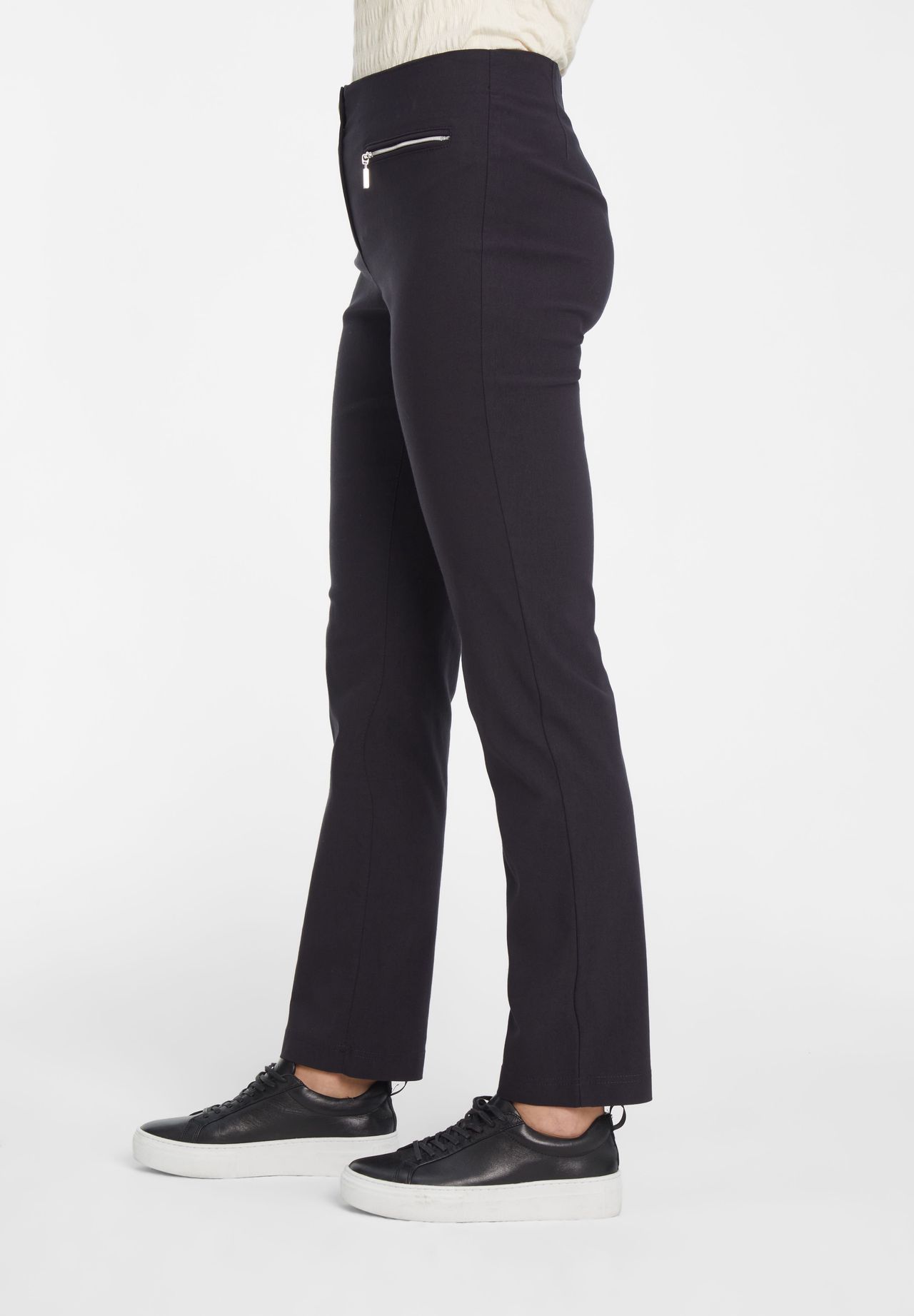 Adagio Stoffhose Uni-Design Für Damen