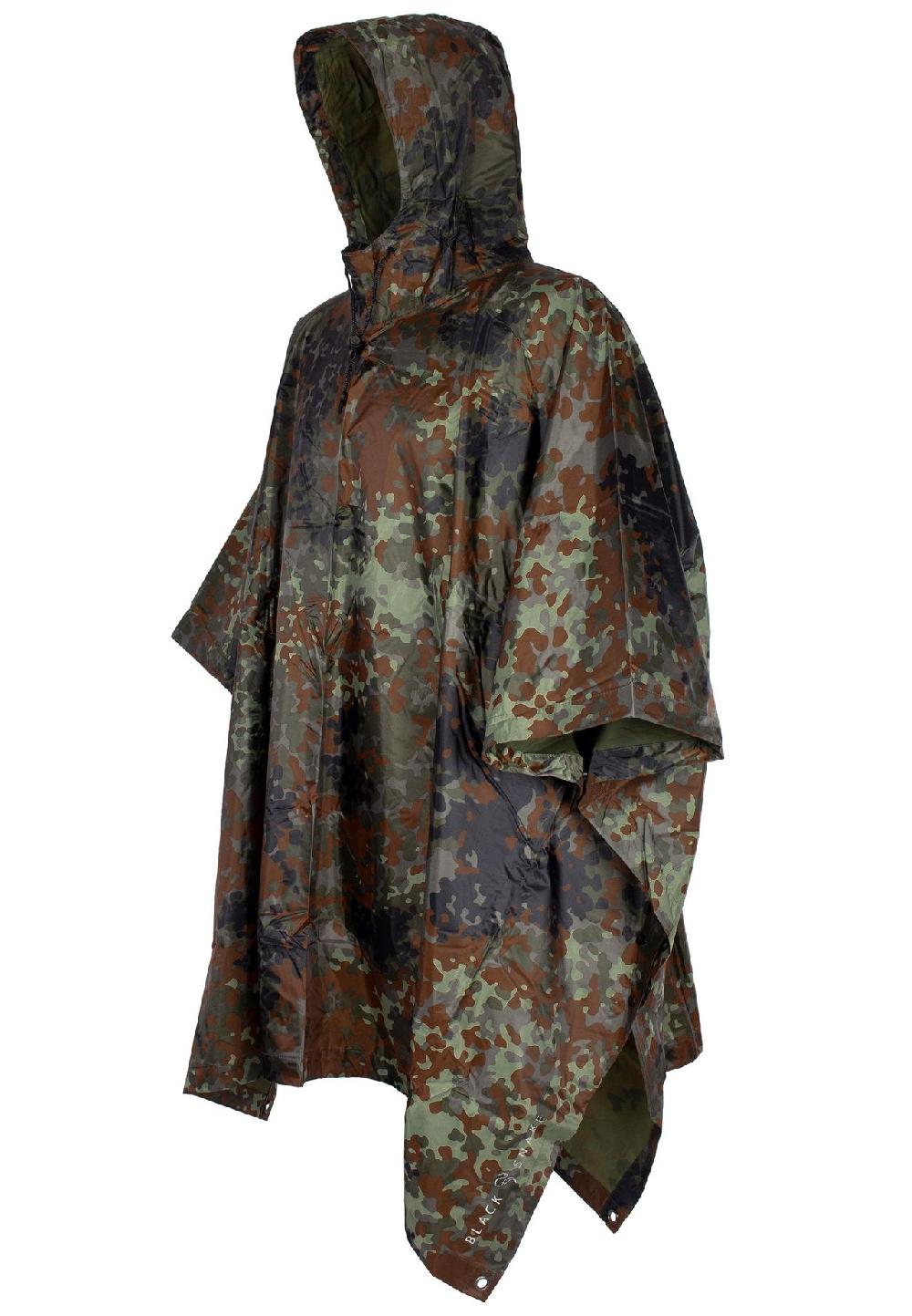 BLACK SNAKE Regenponcho Scape