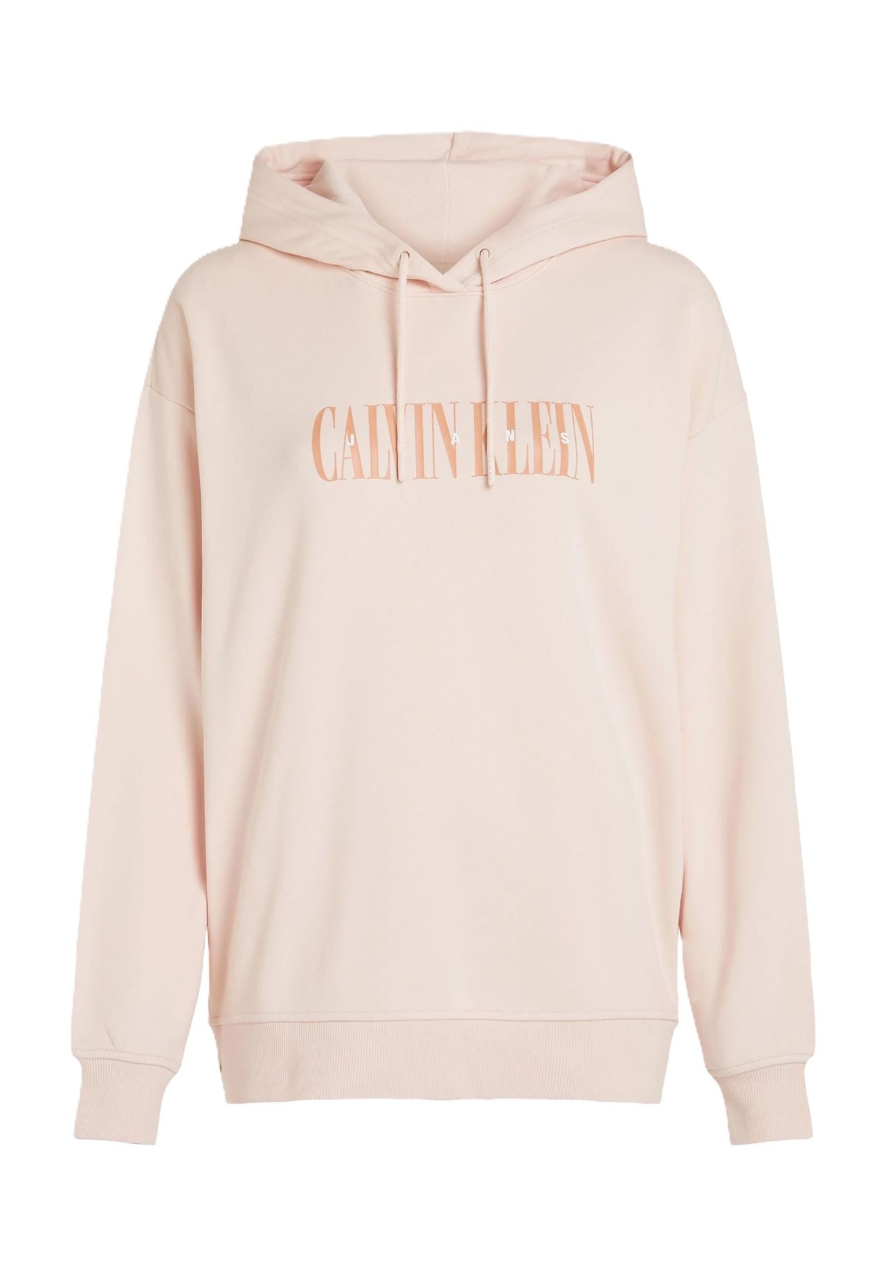 Calvin Klein Jeans Hoodie Rippbündchen Baumwolle für Damen