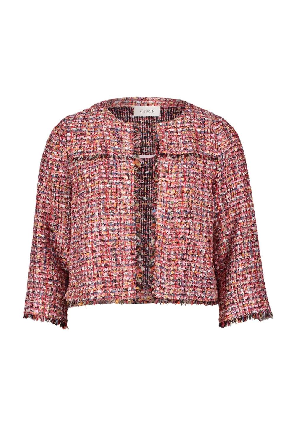 CARTOON Kastenjacke 3/4-Arm Fransen für Damen