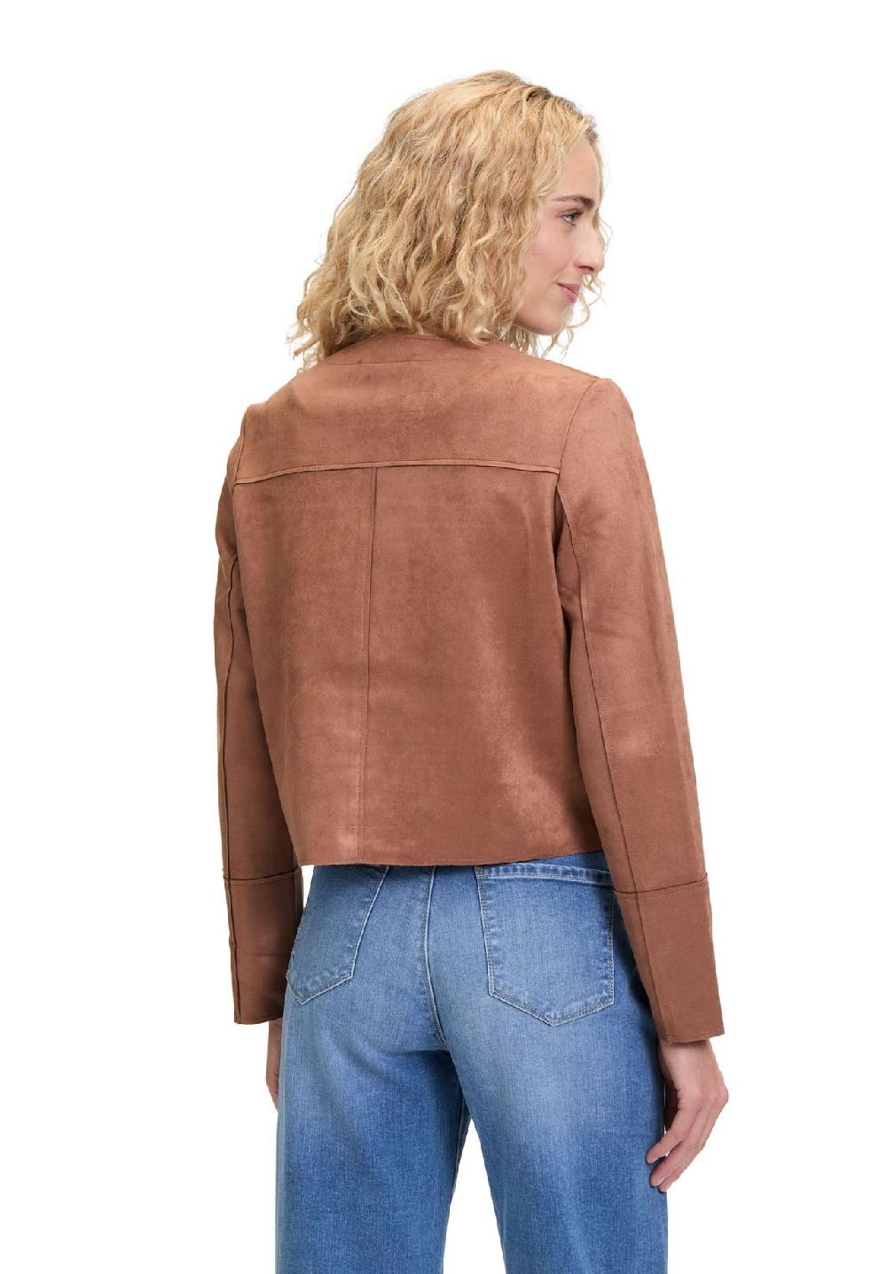 CARTOON Kastenjacke Brusttaschen Für Damen