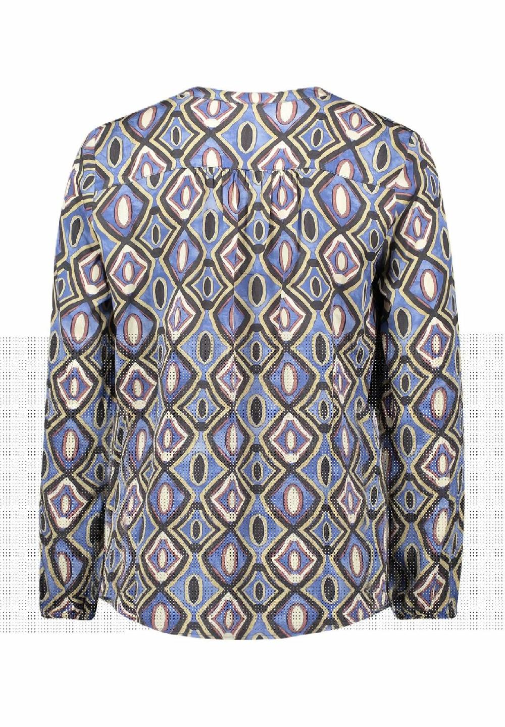 CARTOON Shirtbluse Split-Neck Für Damen