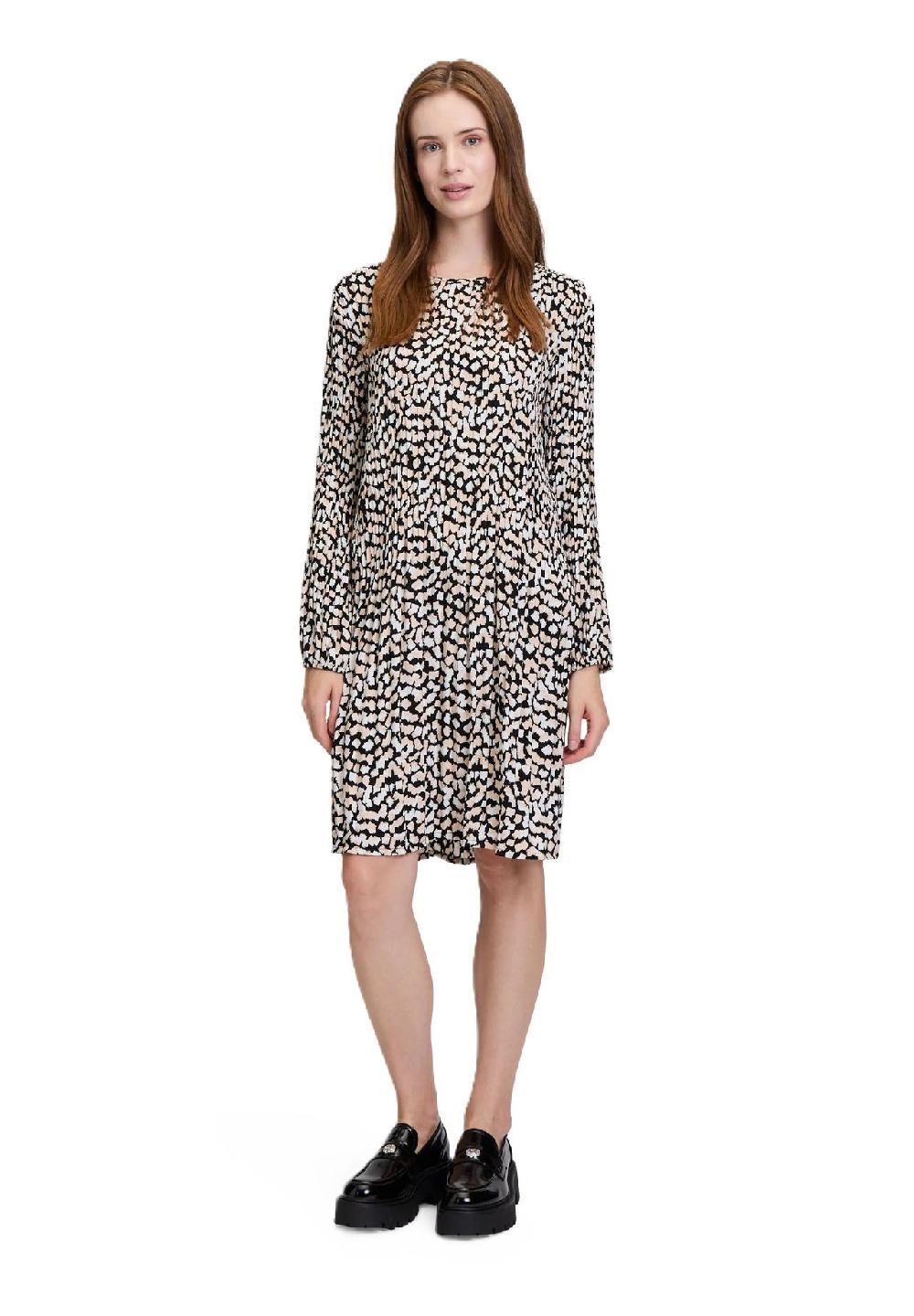 CARTOON Shirtkleid Knielang U- Ausschnitt Für Damen