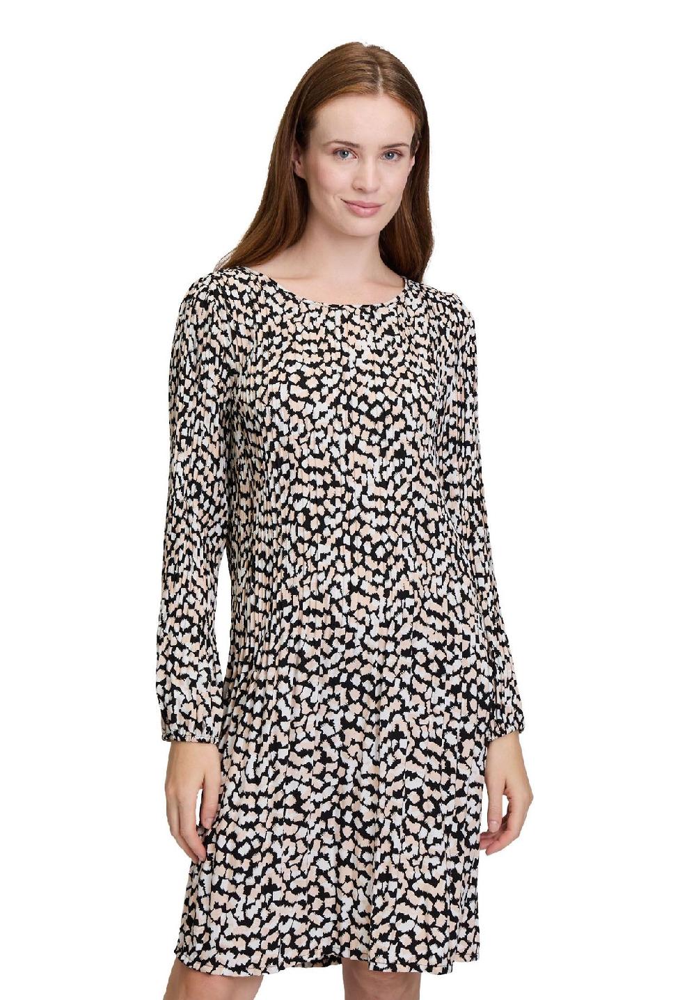 CARTOON Shirtkleid Knielang U- Ausschnitt Für Damen