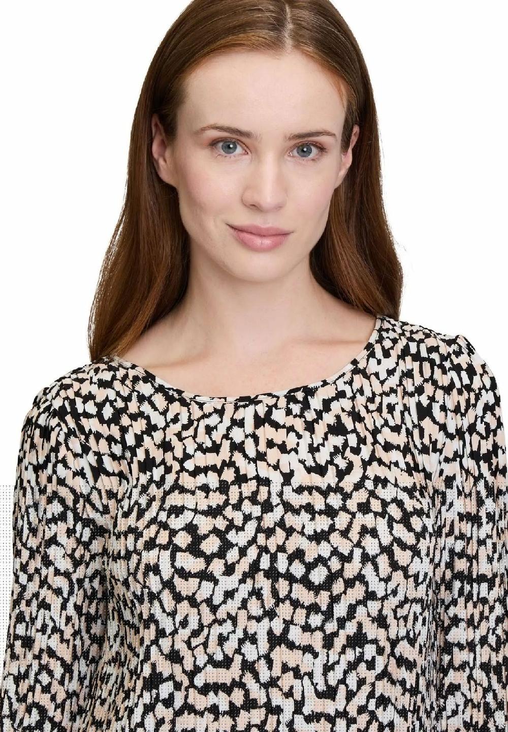 CARTOON Shirtkleid Knielang U- Ausschnitt Für Damen