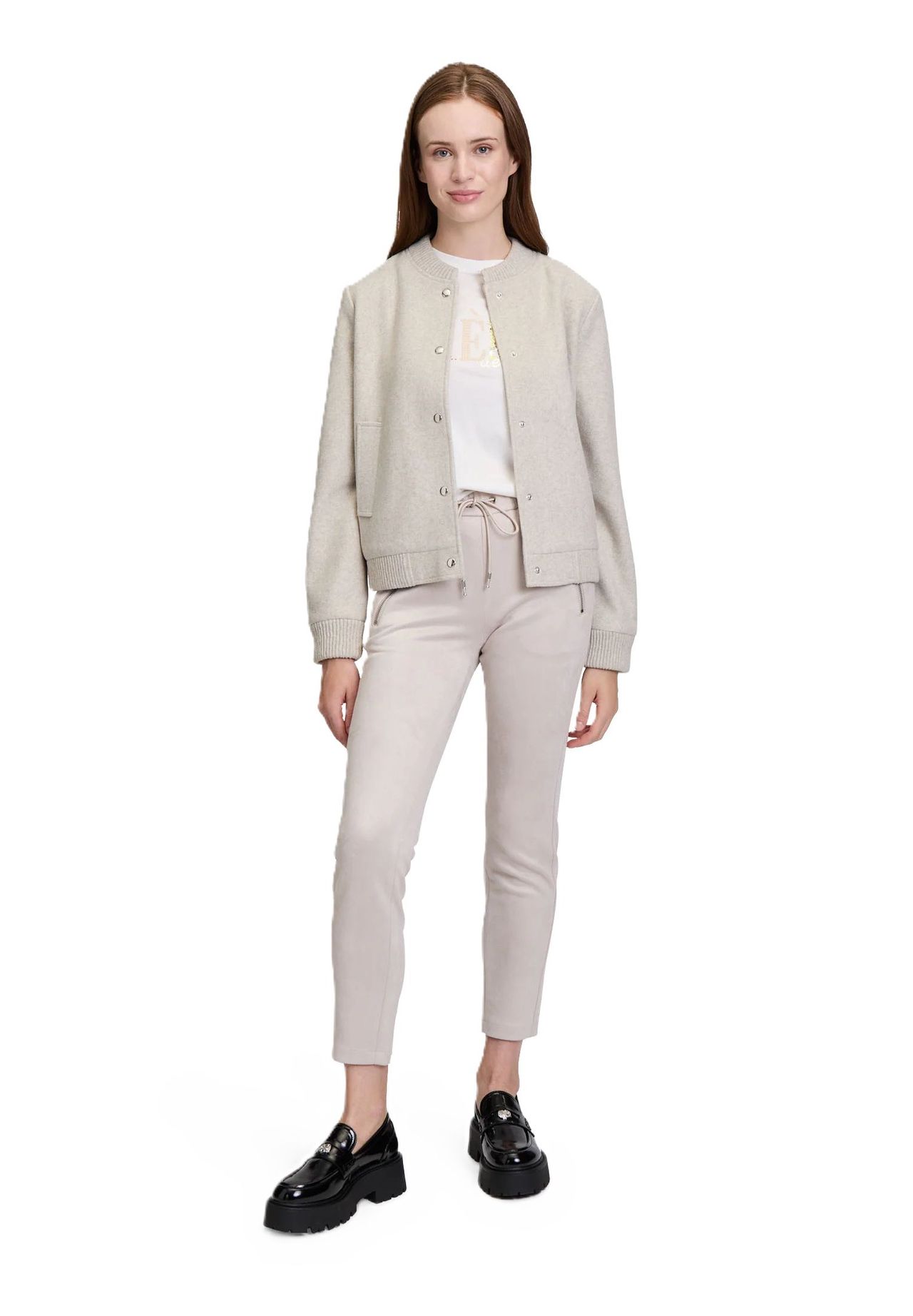 CARTOON Stoffhose 7/8- Lang Tunnelzug Für Damen